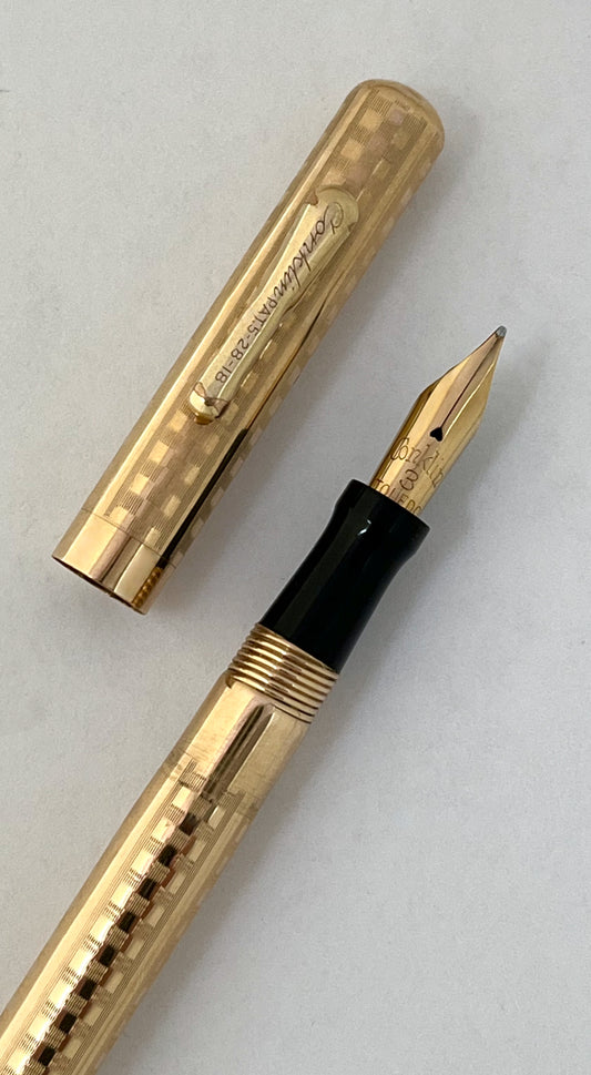 1920s Conklin Gold-Filled Fountain Pen - SUPERFLEX