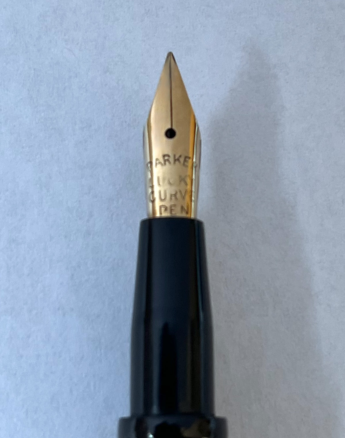 c.1904-10 Parker Lucky Curve #6 Taper Cap Eyedropper Fountain Pen - FLEX/SUPERFLEX