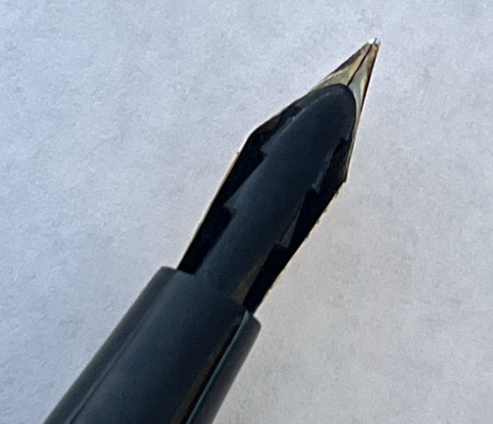 c.1904-10 Parker Lucky Curve #6 Taper Cap Eyedropper Fountain Pen - FLEX/SUPERFLEX
