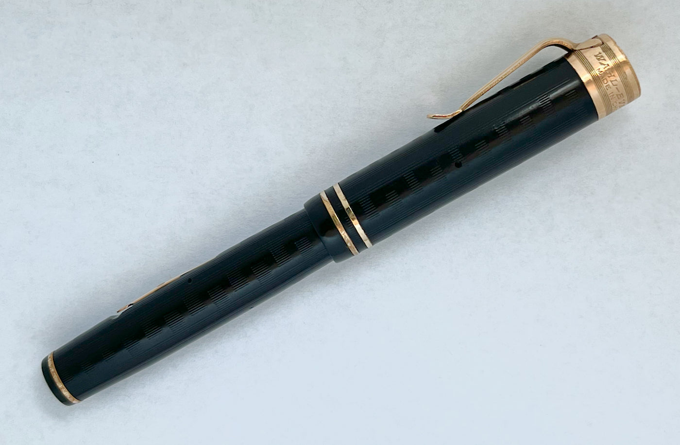 1920s Wahl-Eversharp Tulip Clip Fountain Pen - NEEDLEPOINT SUPERFLEX