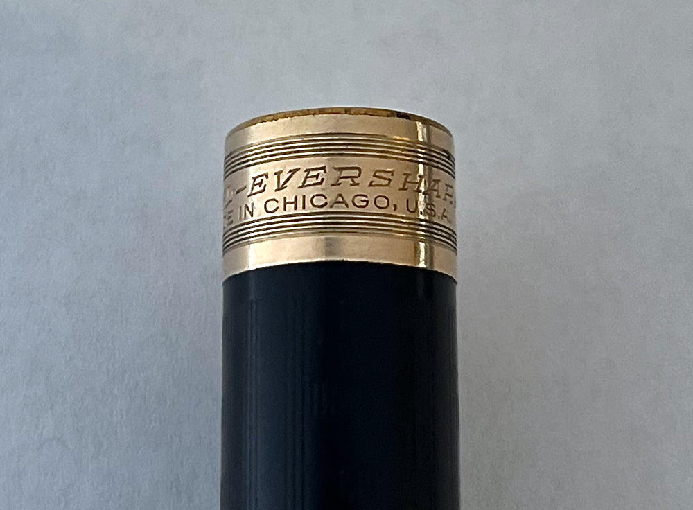 1920s Wahl-Eversharp Tulip Clip Fountain Pen - NEEDLEPOINT SUPERFLEX