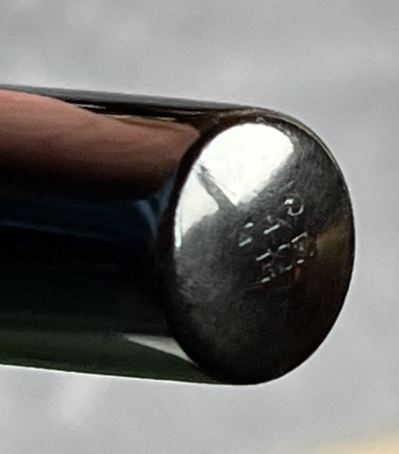 c.1915 Waterman Oversized 415 PSF Sterling SIlver Overlay Fountain Pen - Gothic Pattern
