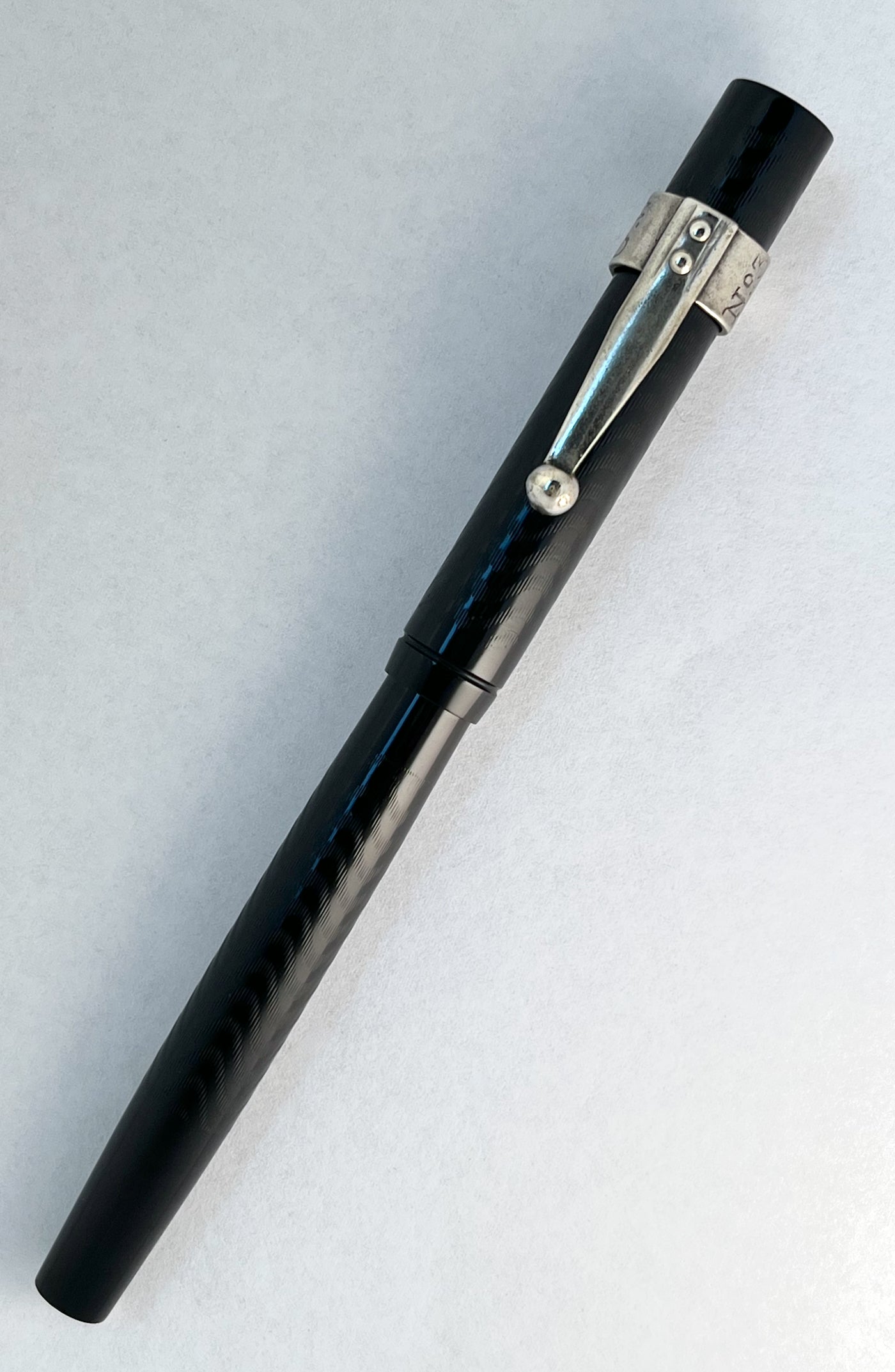 1910s Boston Safety 12 Eyedropper Fountain Pen - SEMIFLEX FACTORY STUB