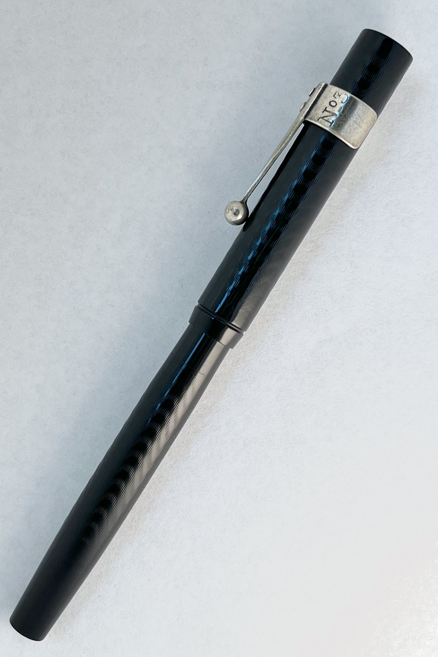 1910s Boston Safety 12 Eyedropper Fountain Pen - SEMIFLEX FACTORY STUB
