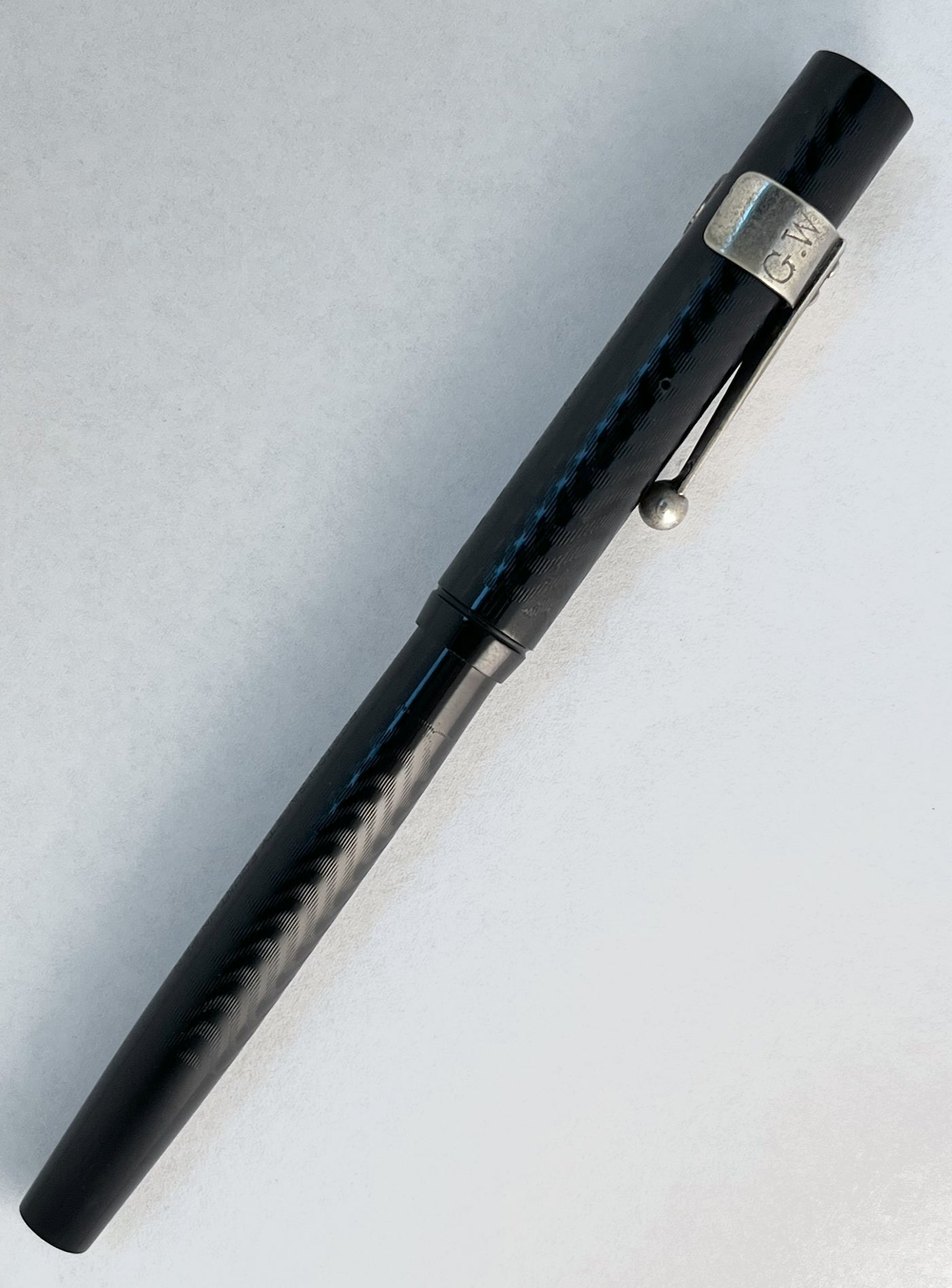 1910s Boston Safety 12 Eyedropper Fountain Pen - SEMIFLEX FACTORY STUB