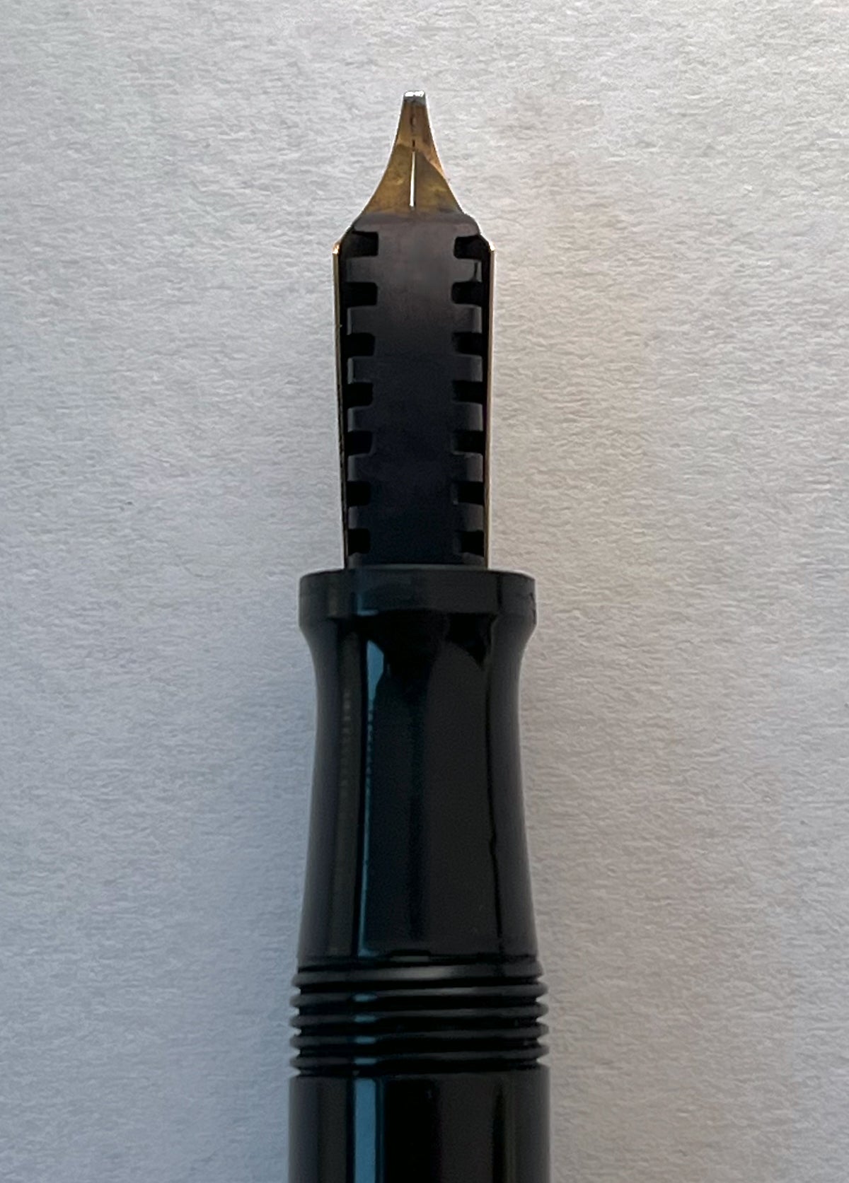 1910s Boston Safety 12 Eyedropper Fountain Pen - SEMIFLEX FACTORY STUB