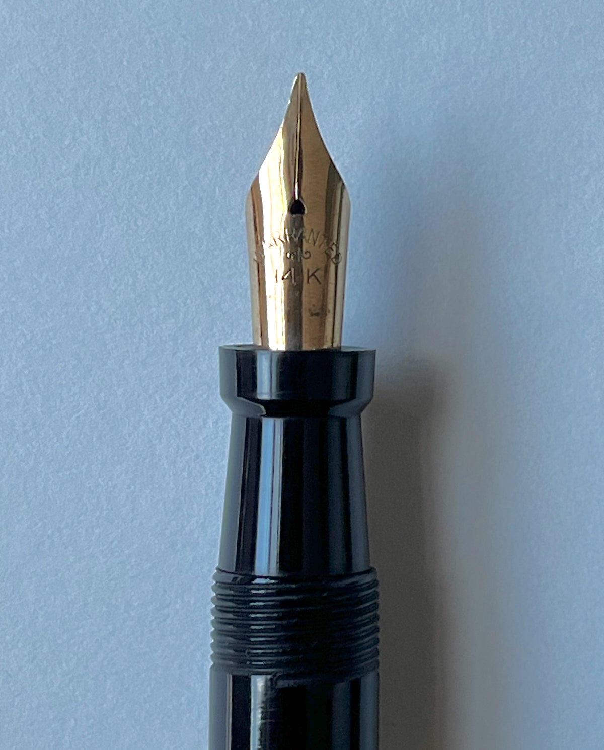 1920s Morrison’s Oversized Art Nouveau Overlay Fountain Pen - SUPERFLEX/WET NOODLE