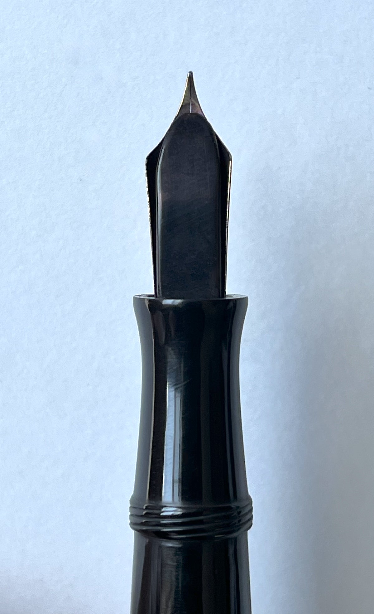 c.1915 Waterman Oversized 415 PSF Sterling SIlver Overlay Fountain Pen - Gothic Pattern