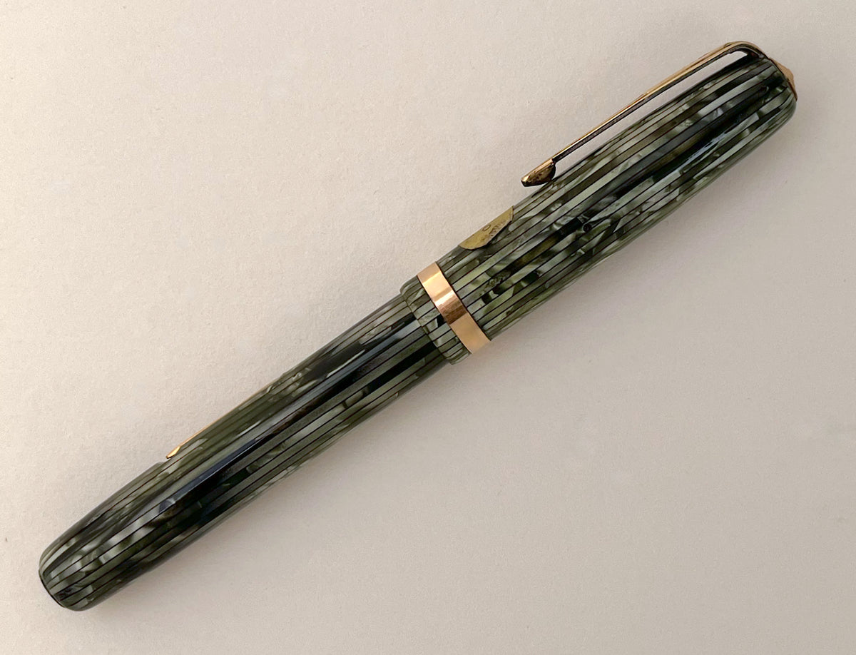 1940s NOS Stickered Moore 72 Fountain Pen - FLEX