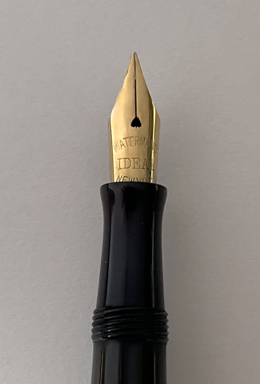 1908-09 Waterman 0512 1/2 POC Overlay Fountain Pen - SUPERFLEX