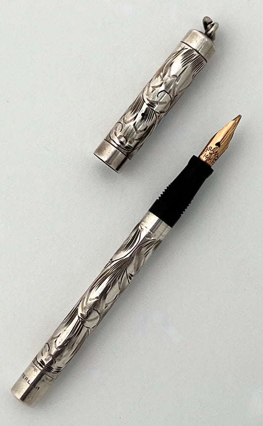 1920s Sterling Silver Baby Ring Top Overlay - SUPERFLEX