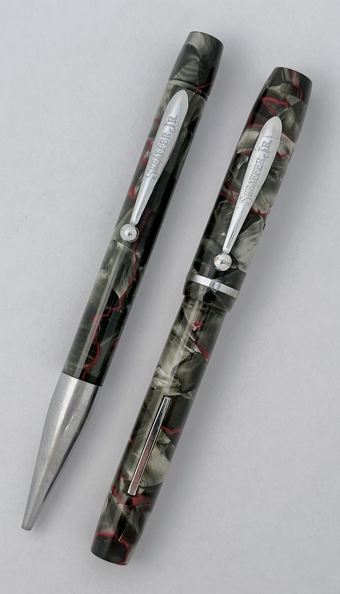 c.1932-4 Sheaffer Junior Fountain Pen Mechanical Pencil Set - SEMIFLEX/FLEX