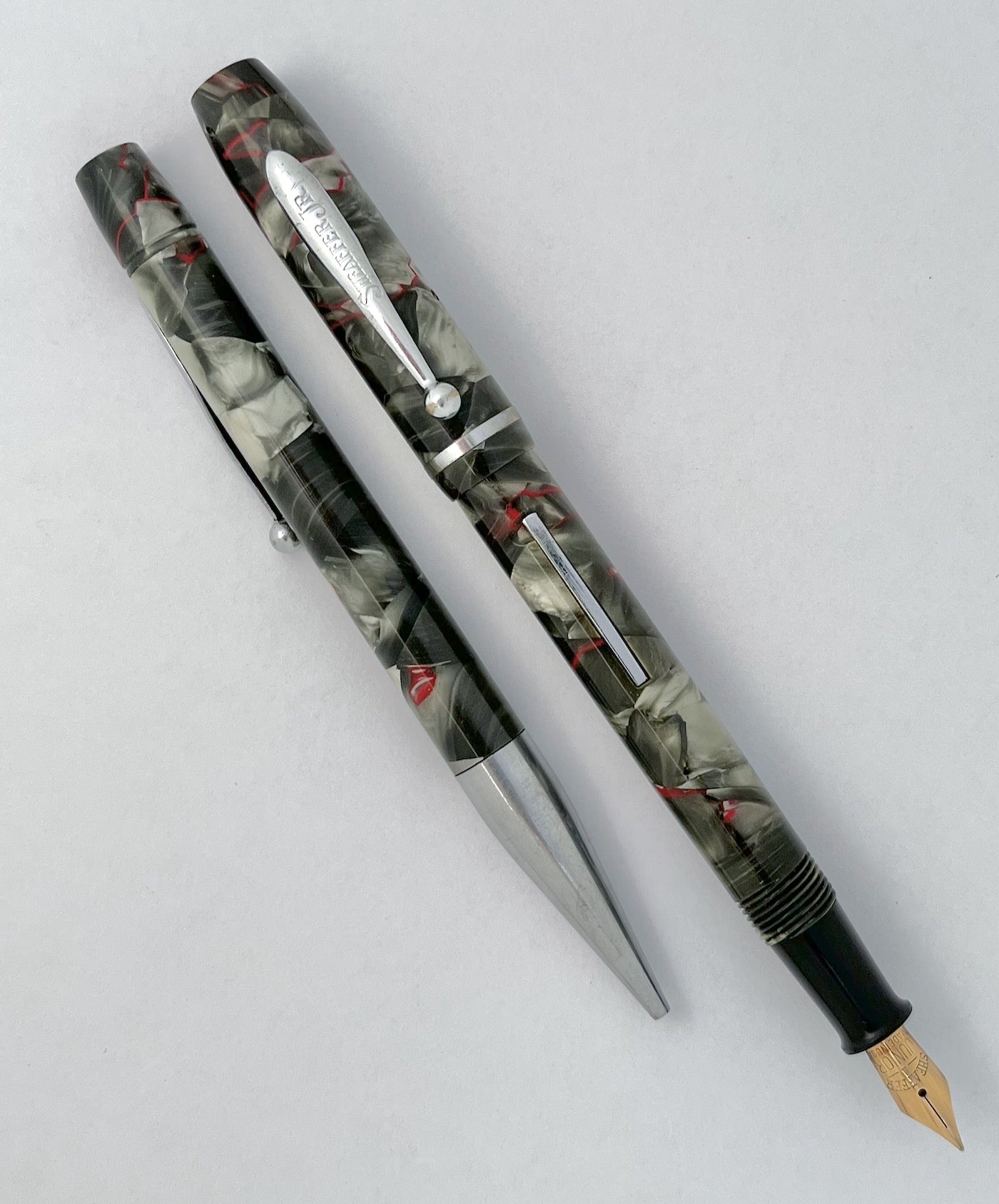 c.1932-4 Sheaffer Junior Fountain Pen Mechanical Pencil Set - SEMIFLEX/FLEX