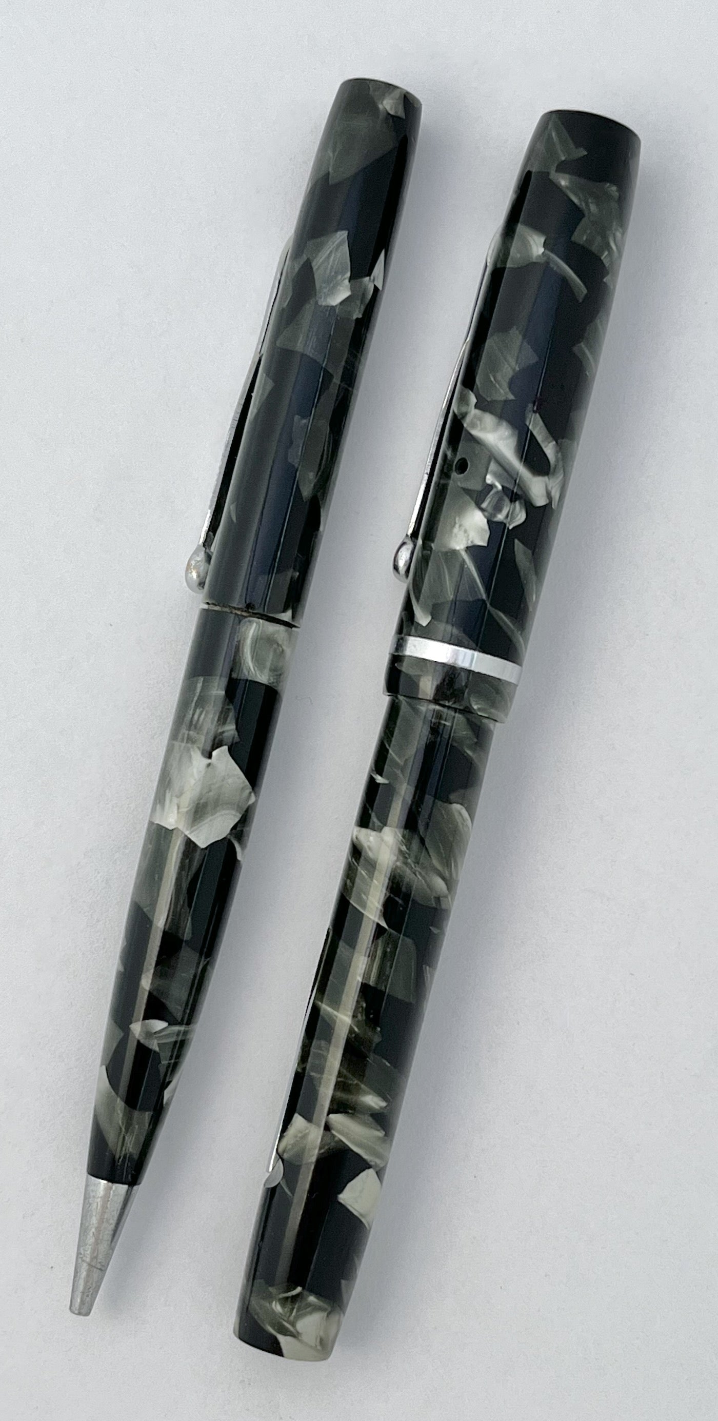 c.1935 Sheaffer Junior Fountain Pen Mechanical Pencil Set - FLEX