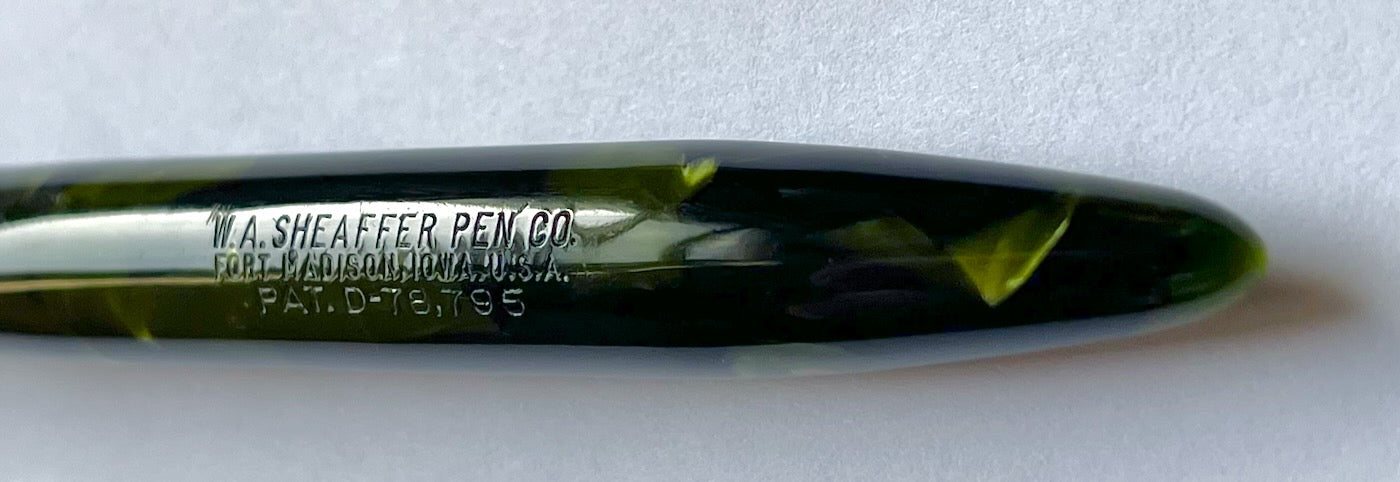 c.1932-33 Sheaffer Balance “Admiral” Fountain Pen Marine Green