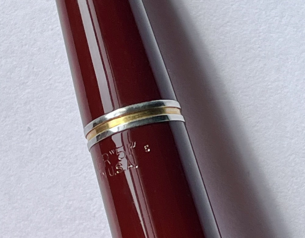 1945 Parker 51 Vacumatic Double Jewel Fountain Pen - Cordovan