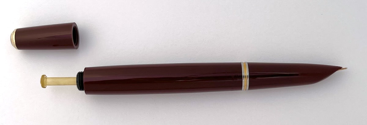 1945 Parker 51 Vacumatic Double Jewel Fountain Pen - Cordovan