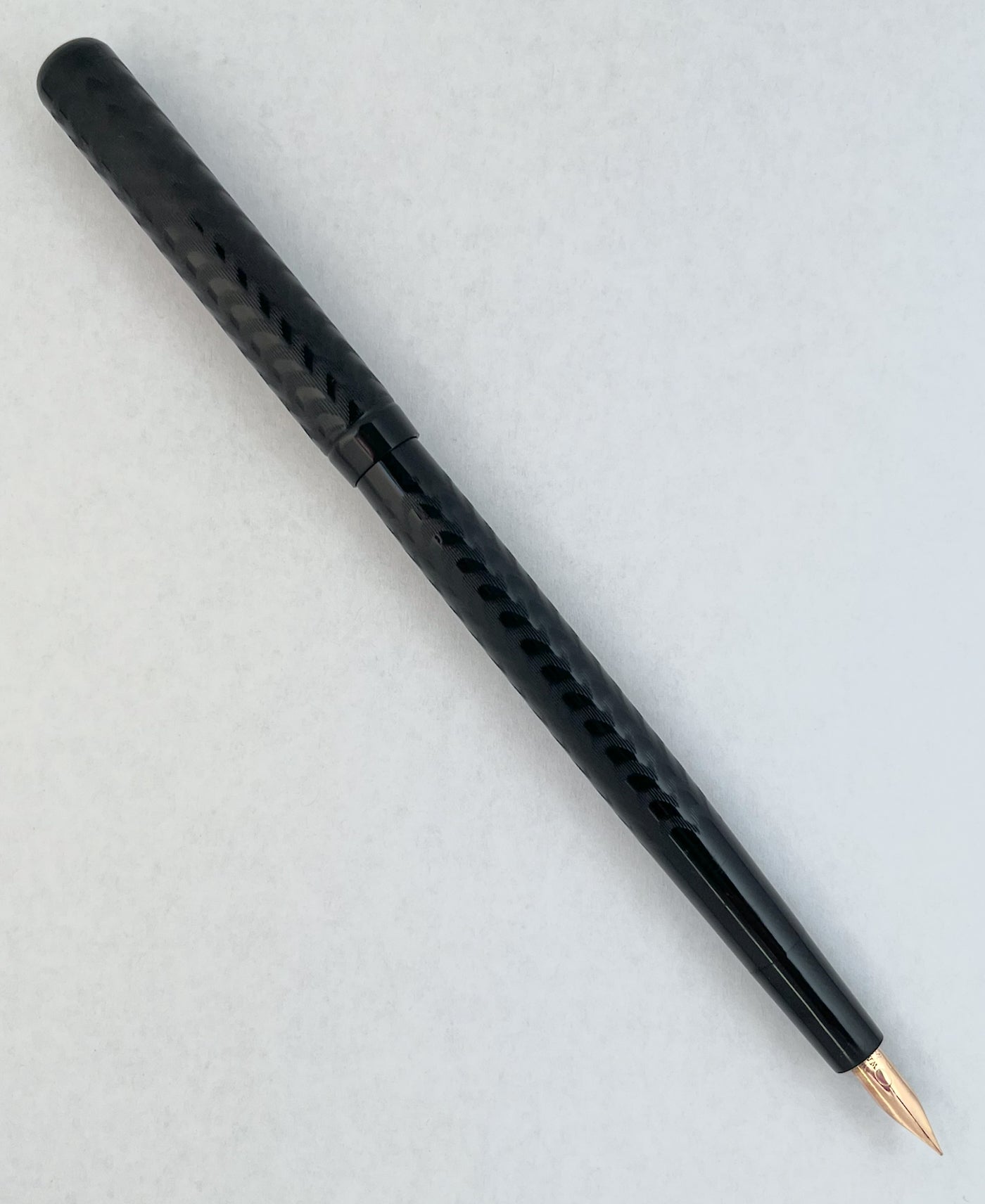 1910s Sanford & Bennett Commercial Eyedropper Fountain Pen - WET NOODLE RETROFIT