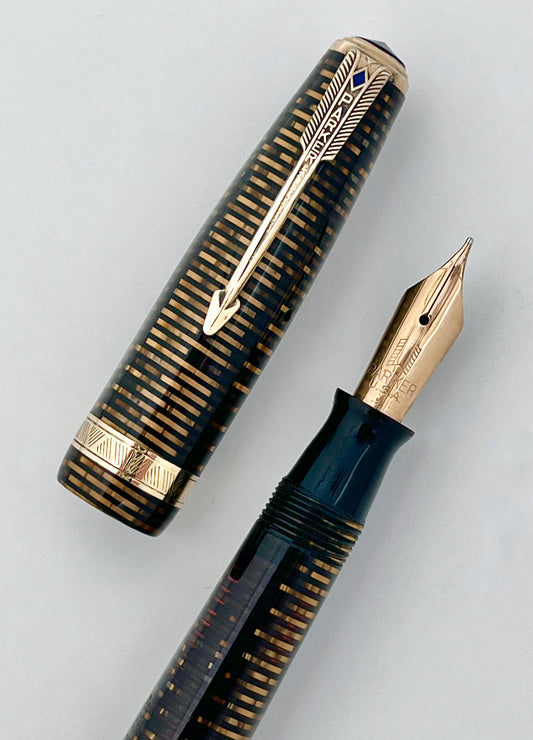 Parker Vacumatic Major Fountain Pen - Golden Pearl