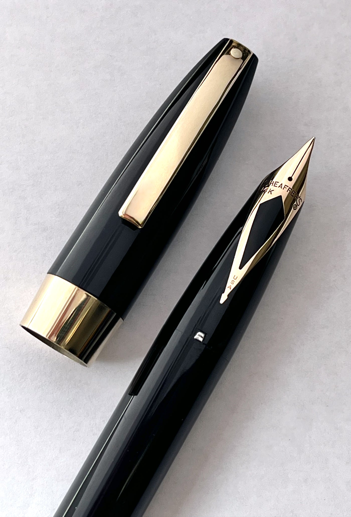 Sheaffer PFM III Fountain Pen restored vintage flex nib superflex wet noodle snorkel