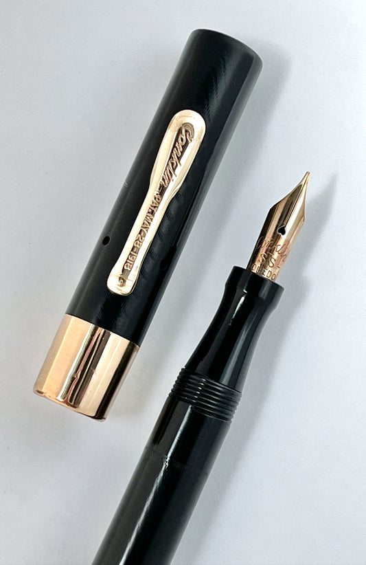 conklin crescent flex fountain pen hard rubber