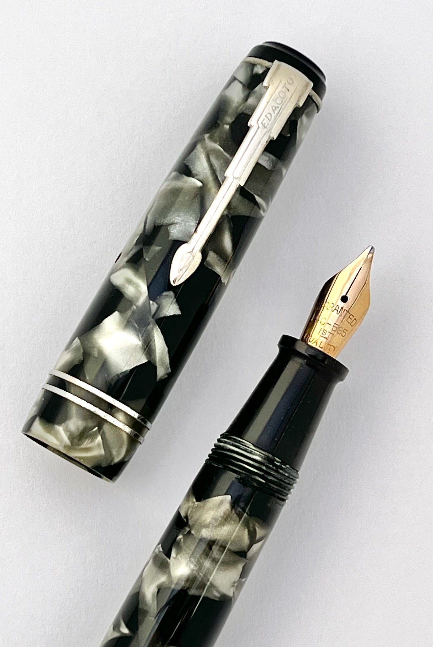 edacoto vintage fountain pen flex superflex nib wet noodle 