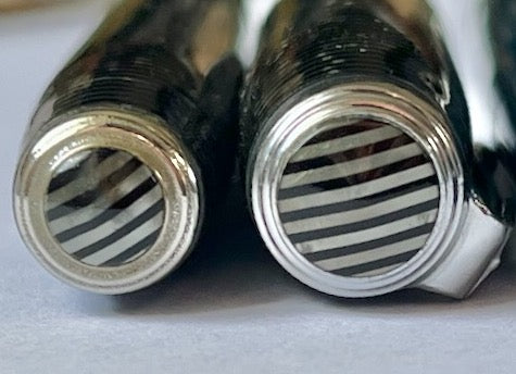 1937 Parker Vacumatic Standard Fountain Pen - Silver Pearl