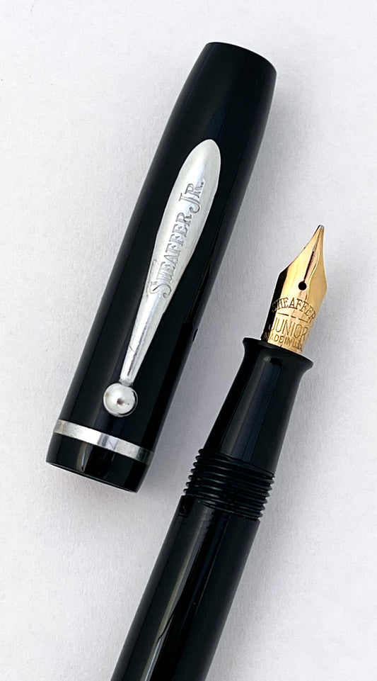 sheaffer junior vintage fountain pen restored 14k nib flex flexible