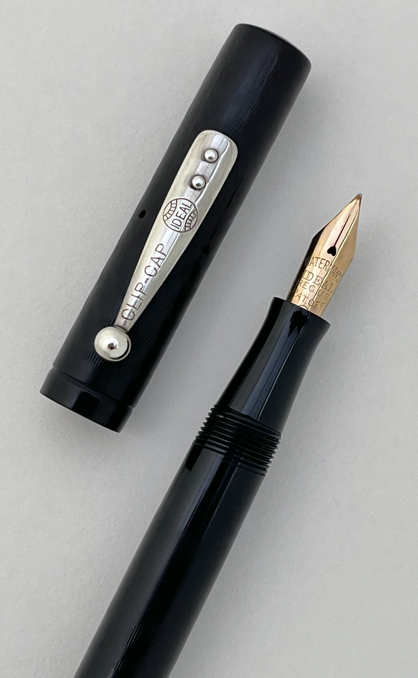 waterman 52, fountain pen, superflex, flex, wet noodle, 14k, restored, vintage