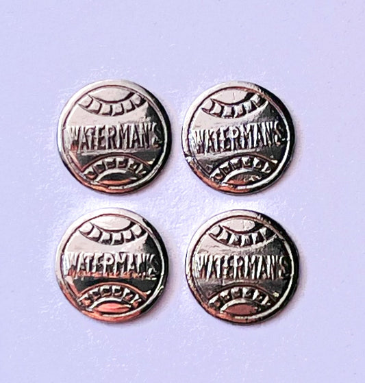 waterman patrician medallion emblem globe parts replica reproduction 