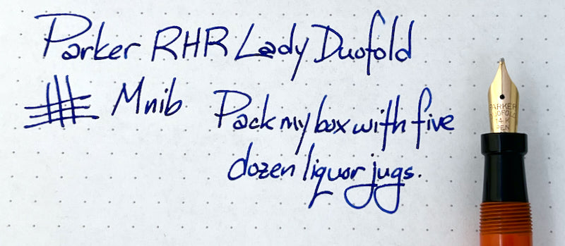 c.1924 Parker RHR Lady Duofold Fountain Pen
