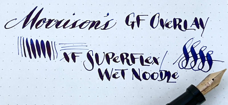 1920s Morrison’s Oversized Art Nouveau Overlay Fountain Pen - SUPERFLEX/WET NOODLE
