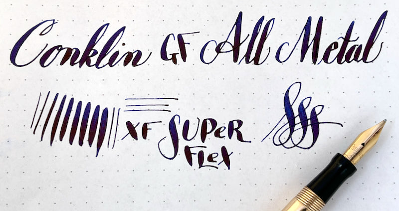 1920s Conklin Gold-Filled Fountain Pen - SUPERFLEX