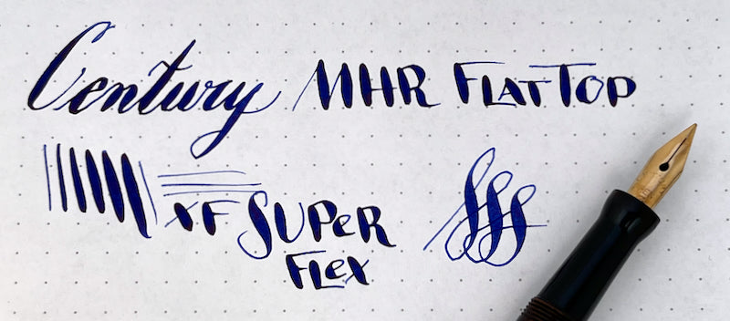 1920s Century MHR Flat Top Fountain Pen - Superflex