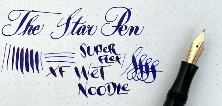 1910s Star Fountain Pen - SUPERFLEX/WET NOODLE