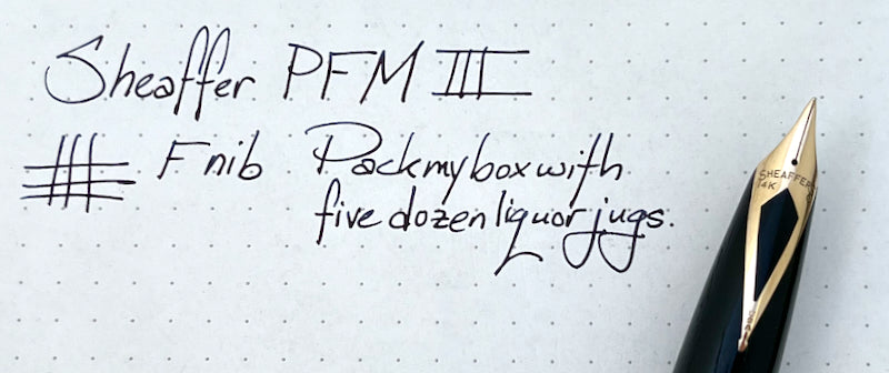 1960s Sheaffer PFM III Fountain Pen